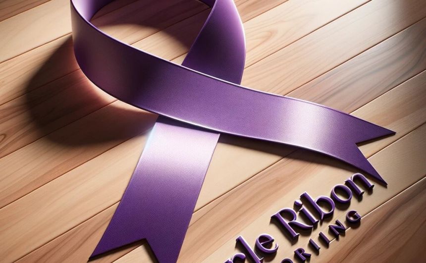 Purple Ribbon Flooring