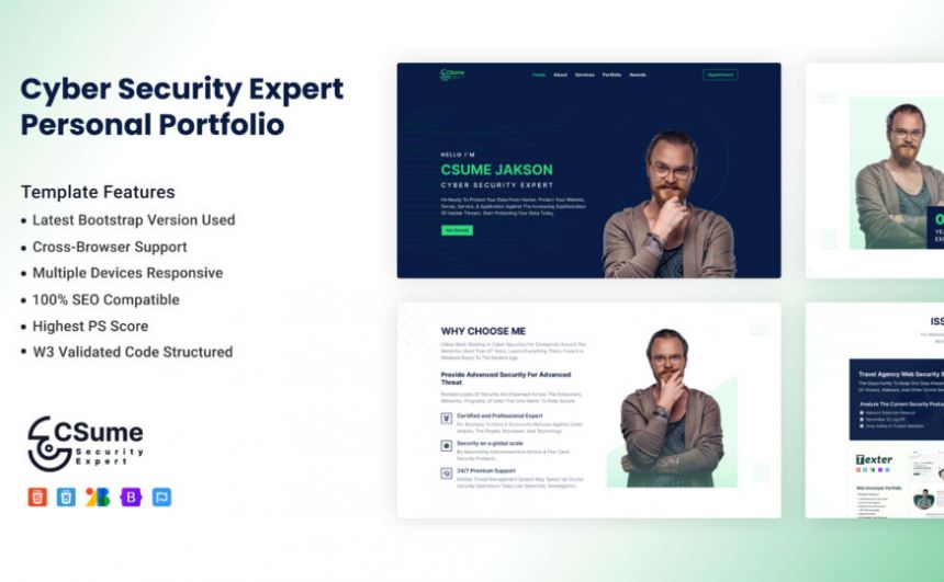 Cyber Security Portfolio Templates